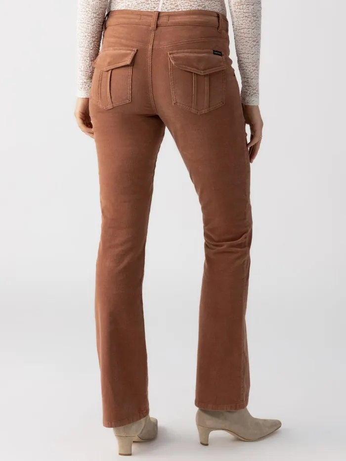 Sanctuary Clothing Pants Women Corduroy Hayden Bootcut Standard Rise Pant Raw Hide