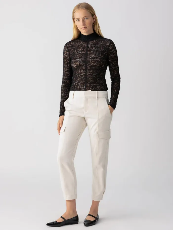 Sanctuary Clothing Pants Women Polished Cargo Standard Rise Pant Toasted Marshmallow Sanctuary Clothing Pants Women Polished Cargo Standard Rise Pant Toasted Marshmallow