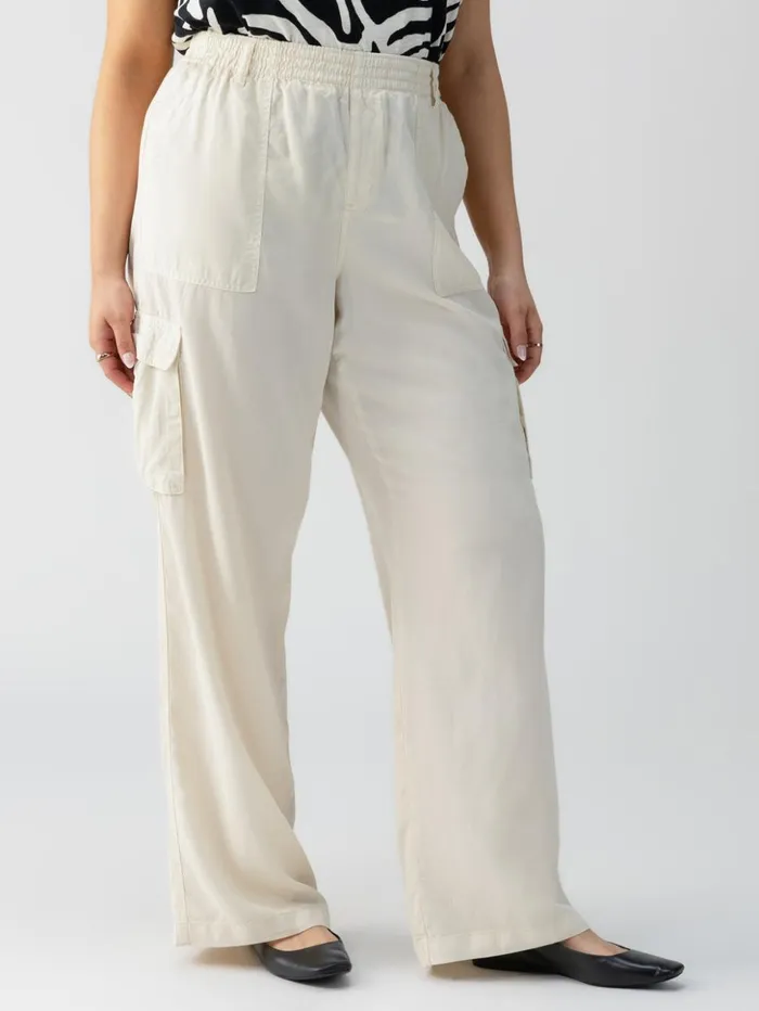 Sanctuary Clothing Pants Women Relaxed Reissue Cargo Standard Rise Pant Birch Inclusive Collection Sanctuary Clothing Pants Women Relaxed Reissue Cargo Standard Rise Pant Birch Inclusive Collection