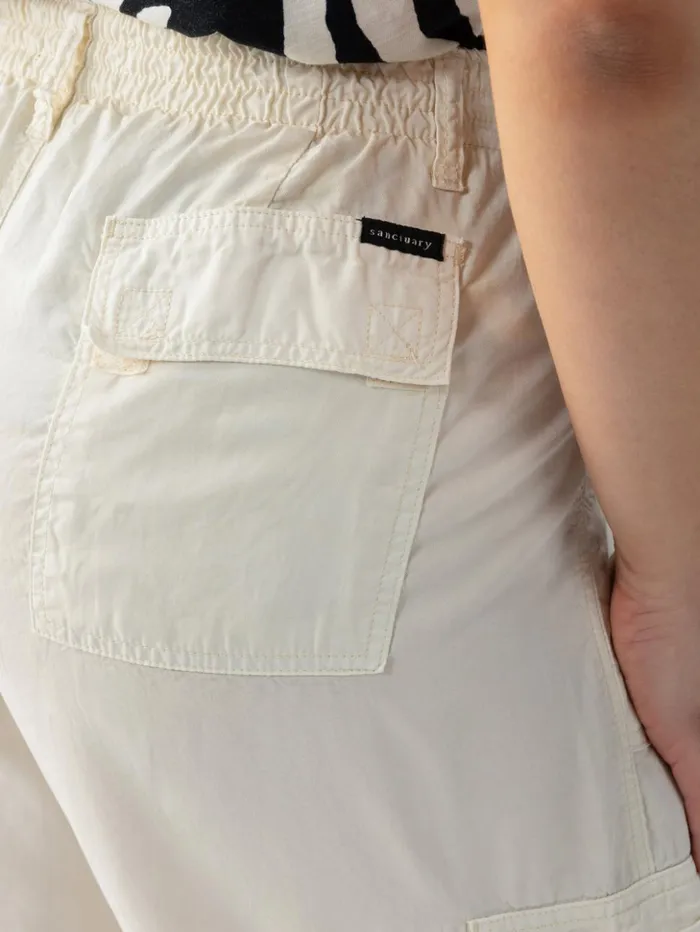 Sanctuary Clothing Pants Women Relaxed Reissue Cargo Standard Rise Pant Birch Inclusive Collection