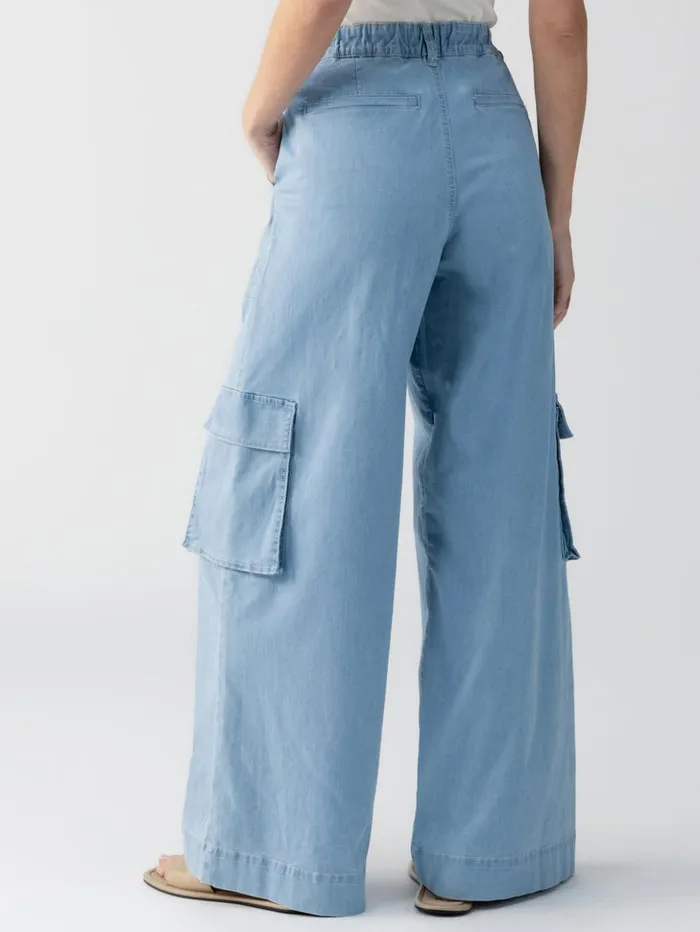 Sanctuary Clothing Pants Women Sunset SemiHigh Rise Denim Pant Pale Blue