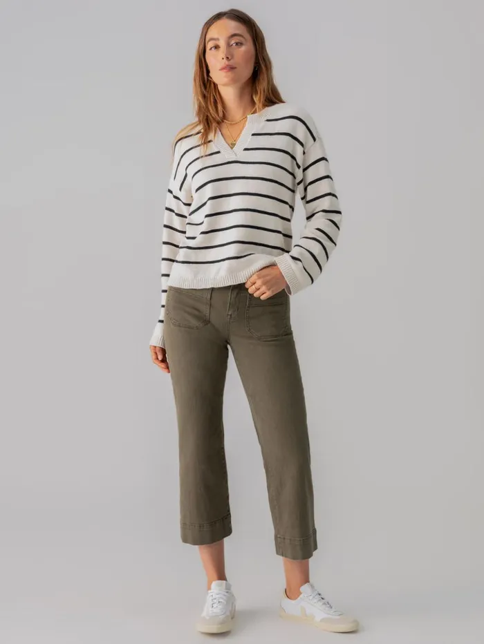 Sanctuary Clothing Pants Women The Marine Standard Rise Denim Pant Fatigue