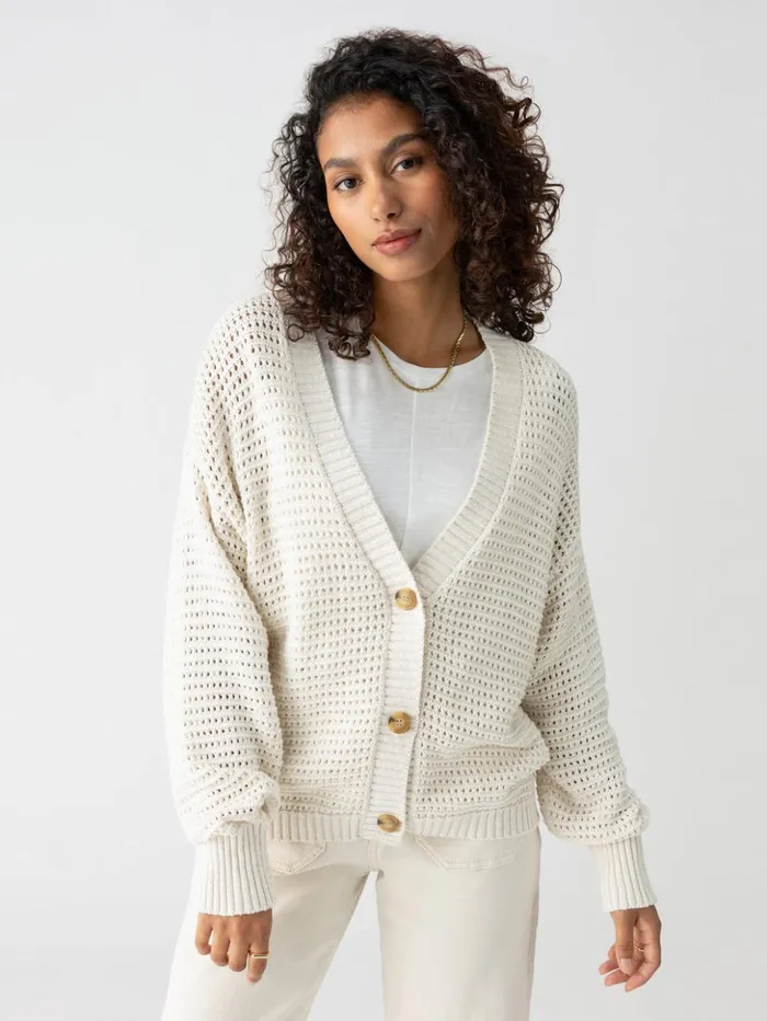 Sanctuary Clothing Sweaters and Cardis Women Falling For Fall Cardi Chalk