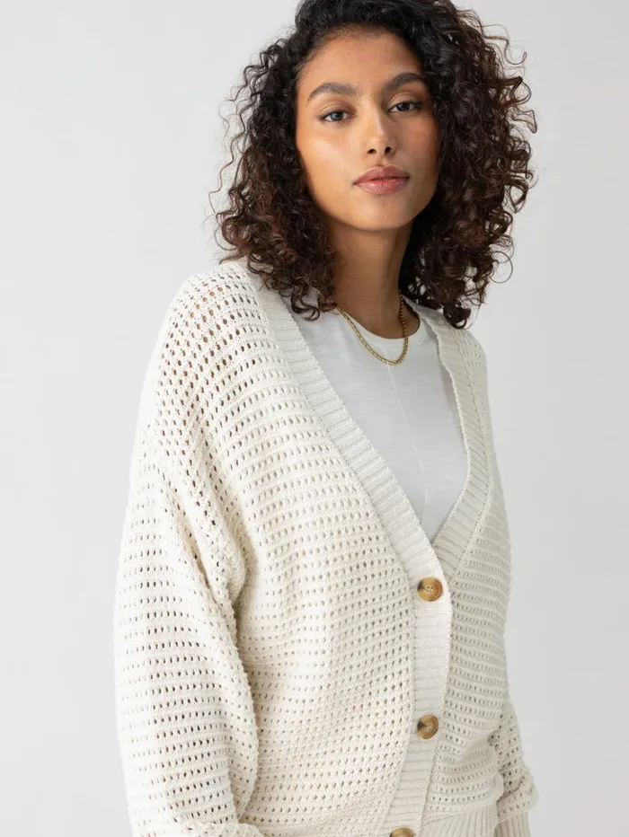 Sanctuary Clothing Sweaters and Cardis Women Falling For Fall Cardi Chalk