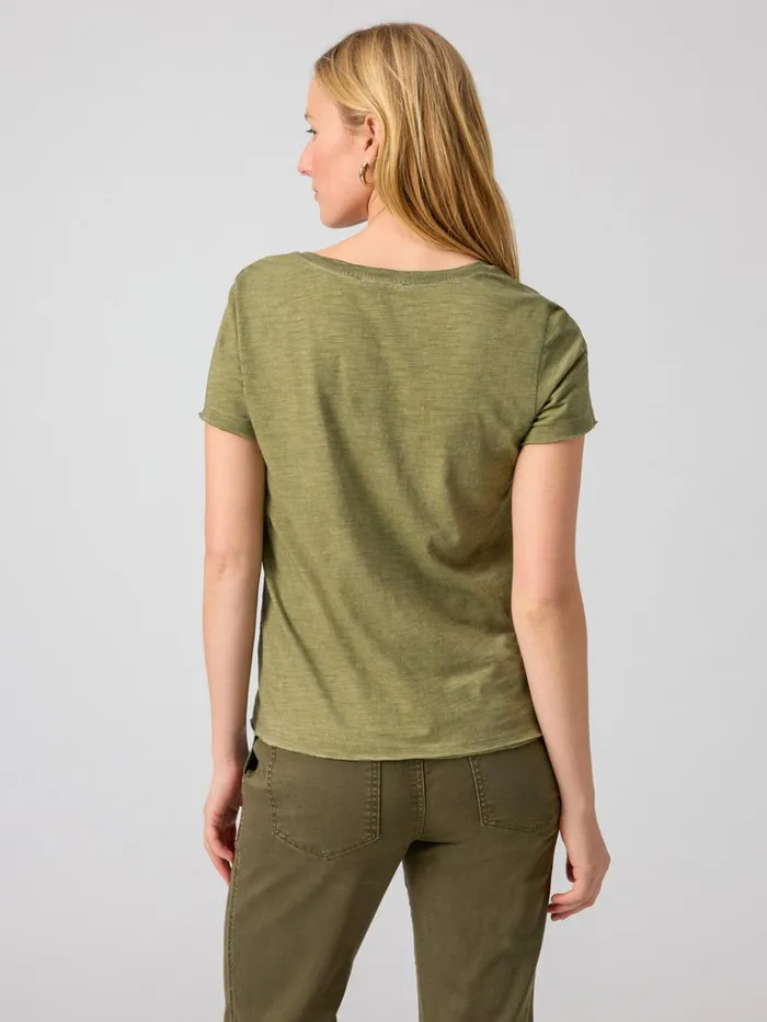 Sanctuary Clothing Tees and Tops Women Carefree Tee Burnt Olive Sanctuary Clothing Tees and Tops Women Carefree Tee Burnt Olive