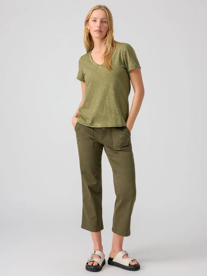 Sanctuary Clothing Tees and Tops Women Carefree Tee Burnt Olive Sanctuary Clothing Tees and Tops Women Carefree Tee Burnt Olive