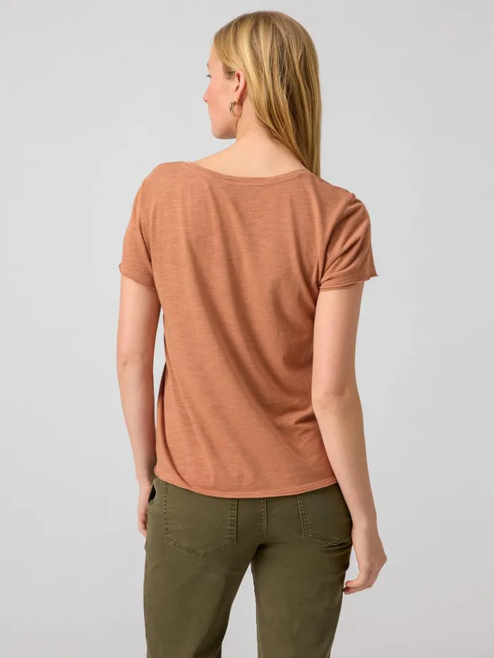 Sanctuary Clothing Tees and Tops Women Carefree Tee Mocha Mousse Sanctuary Clothing Tees and Tops Women Carefree Tee Mocha Mousse