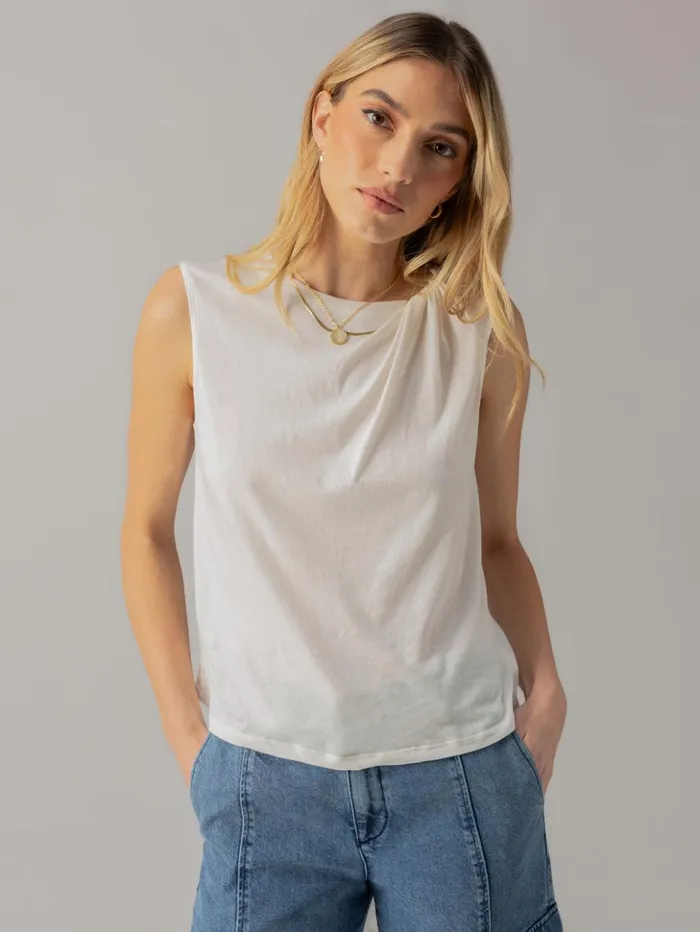 Sanctuary Clothing Tees and Tops Women Sun039s Out Tee White