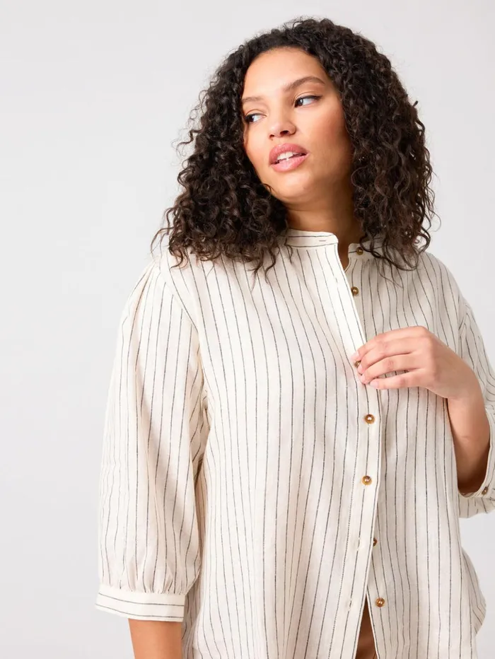 Sanctuary Clothing Tees and Tops Women The Shirt Birch Stripe Inclusive Collection