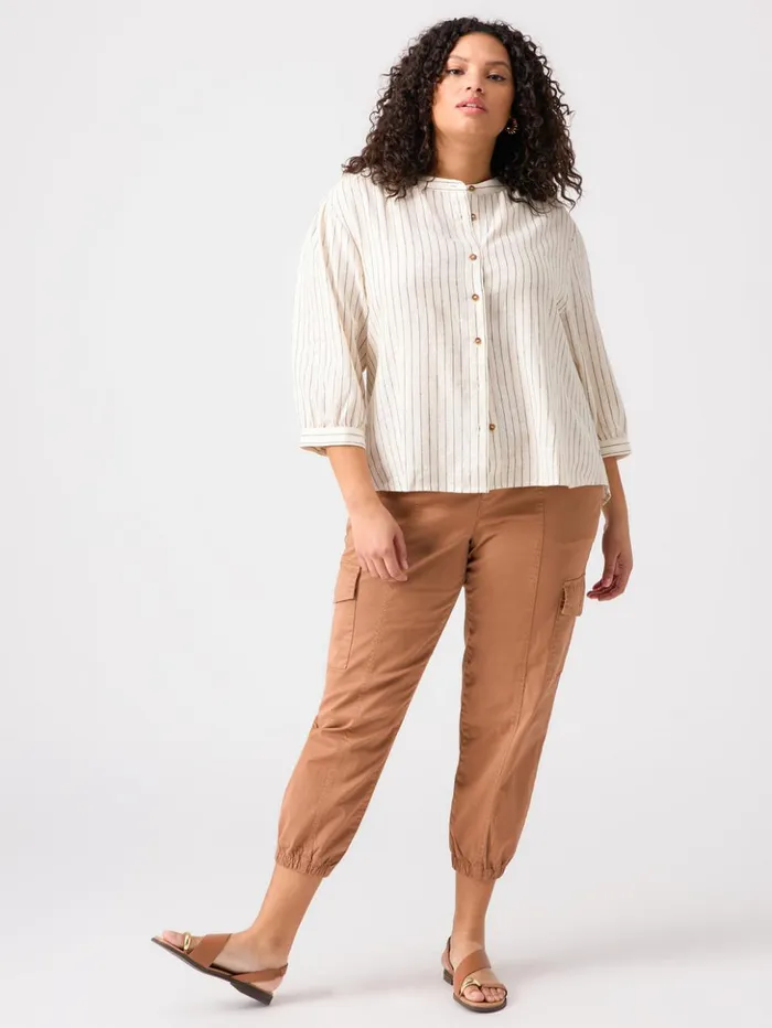 Sanctuary Clothing Tees and Tops Women The Shirt Birch Stripe Inclusive Collection