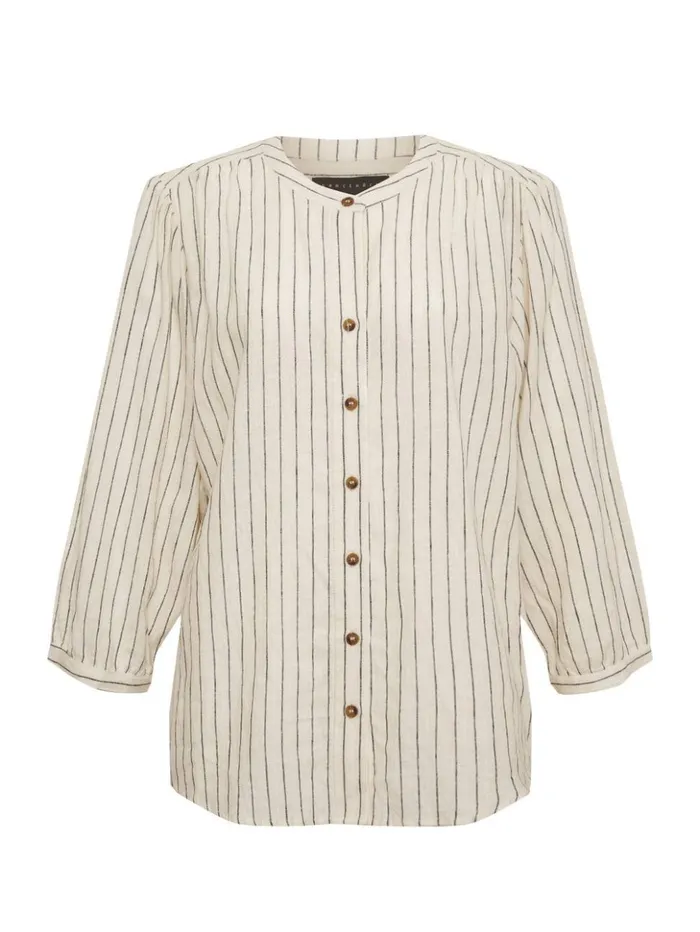 Sanctuary Clothing Tees and Tops Women The Shirt Birch Stripe Inclusive Collection