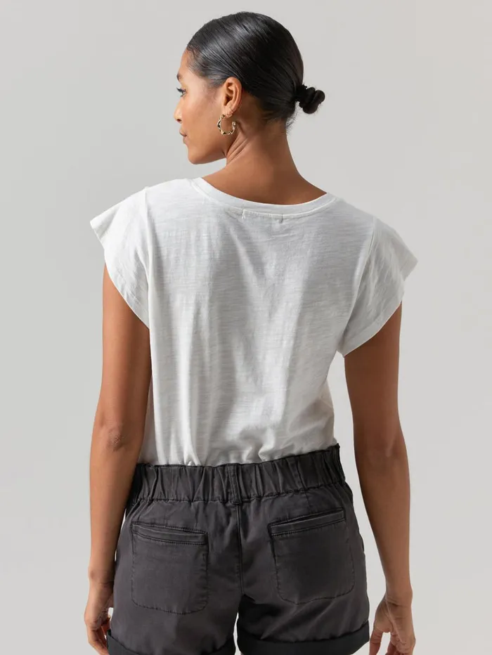 Sanctuary Clothing Tees and Tops Women West Side Tee White Sanctuary Clothing Tees and Tops Women West Side Tee White