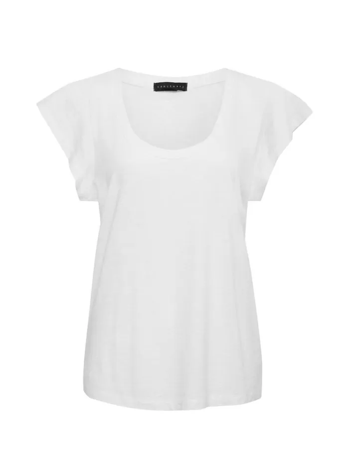 Sanctuary Clothing Tees and Tops Women West Side Tee White Sanctuary Clothing Tees and Tops Women West Side Tee White