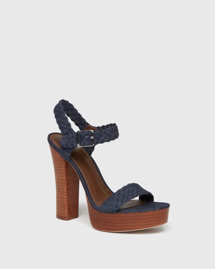 Sandals Charlotte Sandal 8211 Indigo Denim PAIGE Women Sandals Charlotte Sandal 8211 Indigo Denim PAIGE Women