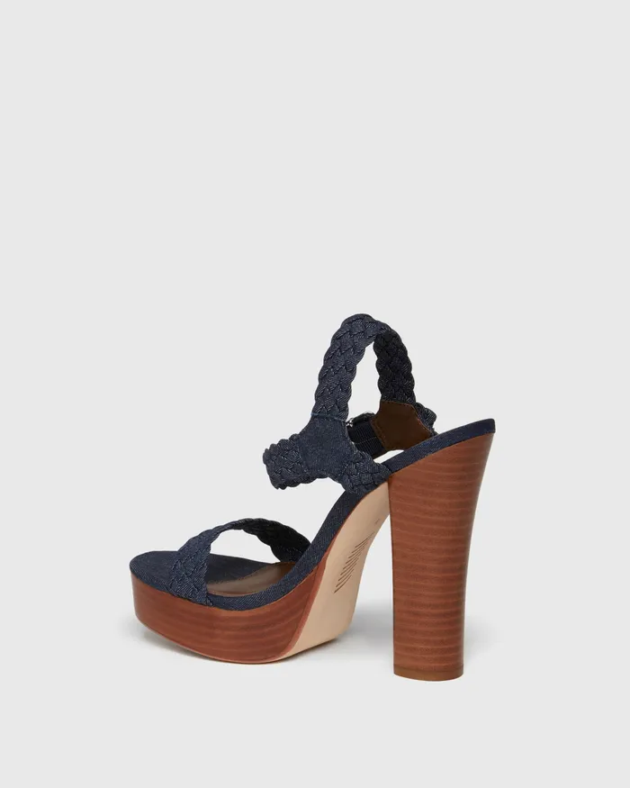 Sandals Charlotte Sandal 8211 Indigo Denim PAIGE Women Sandals Charlotte Sandal 8211 Indigo Denim PAIGE Women