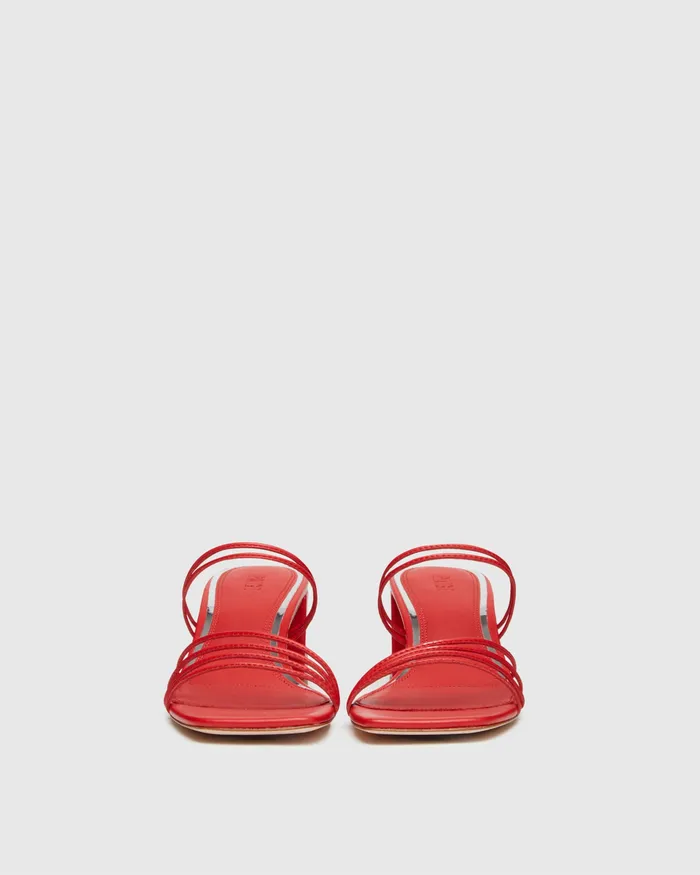 Sandals Esme Sandal 8211 Candy Red Leather 8211 PAIGE Women