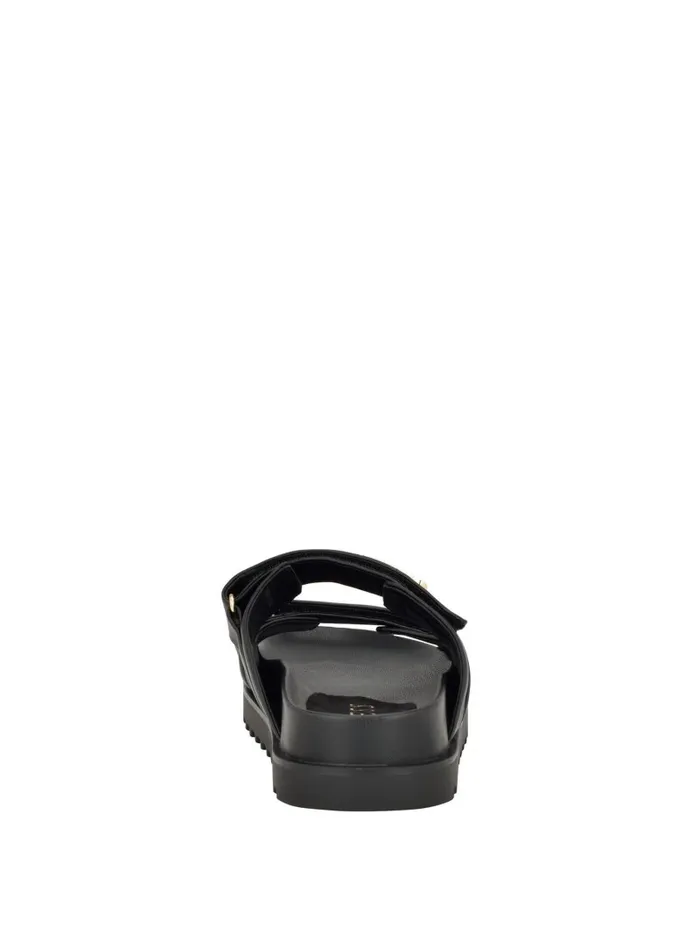 Sandals GUESS Women Fabulon TwoStrap Slides Black 001 Sandals GUESS Women Fabulon TwoStrap Slides Black 001