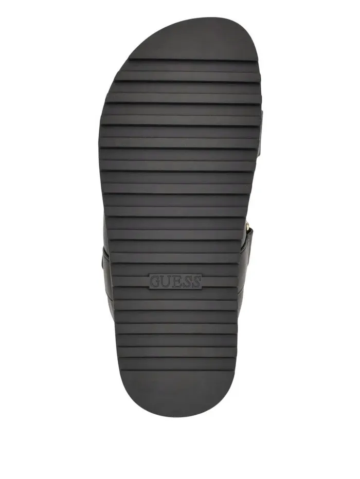 Sandals GUESS Women Fabulon TwoStrap Slides Black 001 Sandals GUESS Women Fabulon TwoStrap Slides Black 001