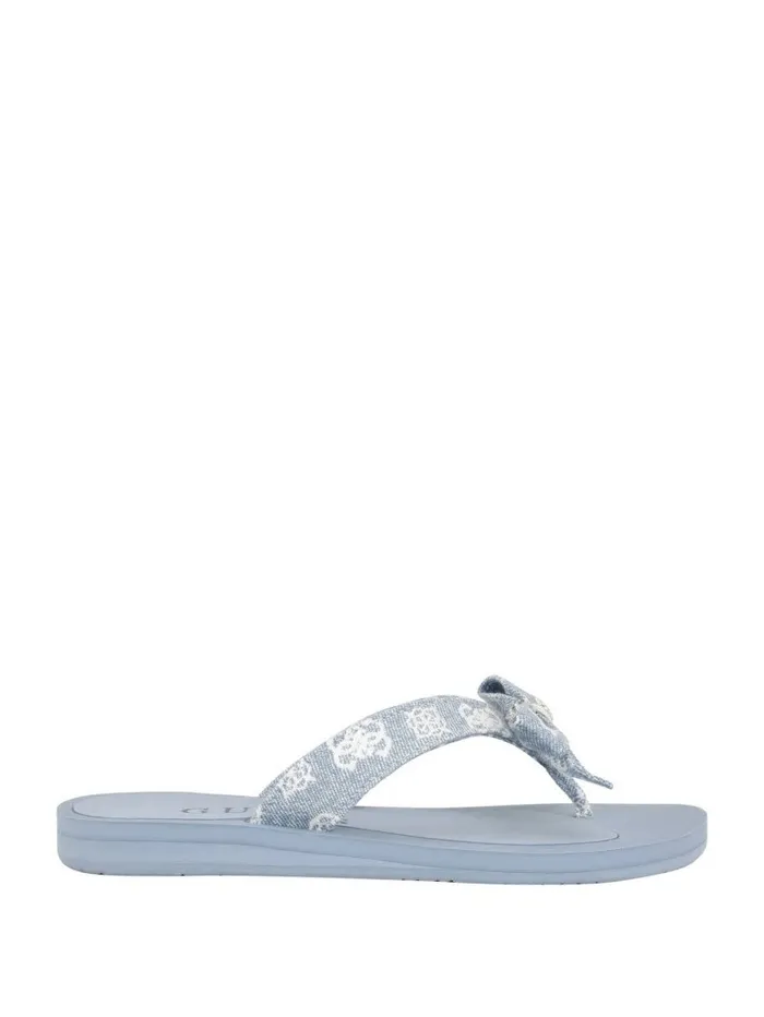 Sandals GUESS Women Tuta Bowtie Sandals Medium Blue Denim