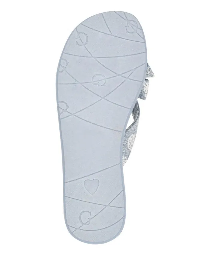 Sandals GUESS Women Tuta Bowtie Sandals Medium Blue Denim