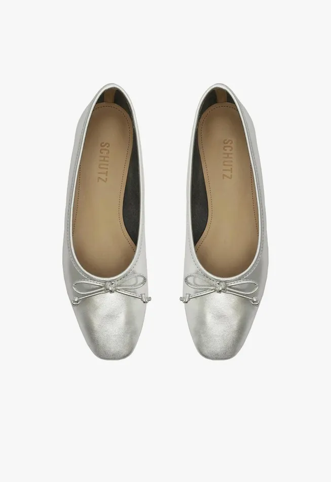 Schutz Shoes Ballerinas Arissa Silver 8211 Women