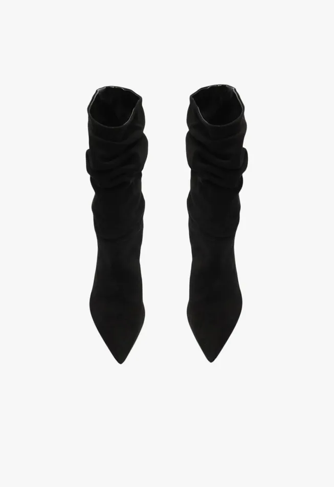 Schutz Shoes Booties Ashlee Suede Bootie Black 8211 Women
