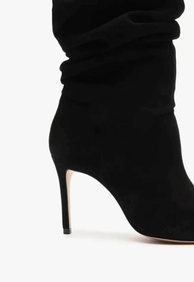 Schutz Shoes Booties Ashlee Suede Bootie Black 8211 Women