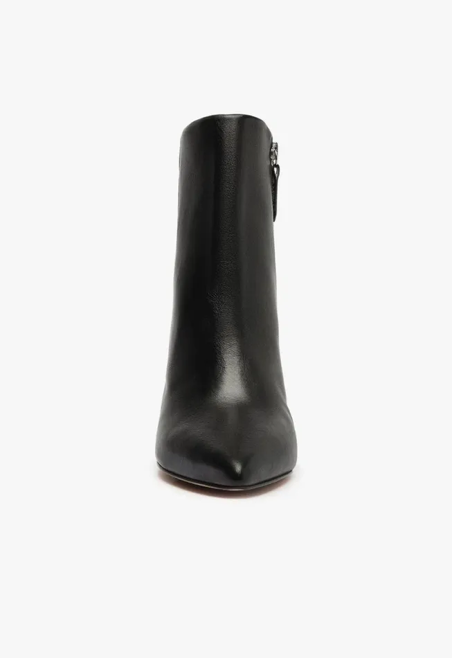 Schutz Shoes Booties Magali Leather Bootie Black 8211 Women