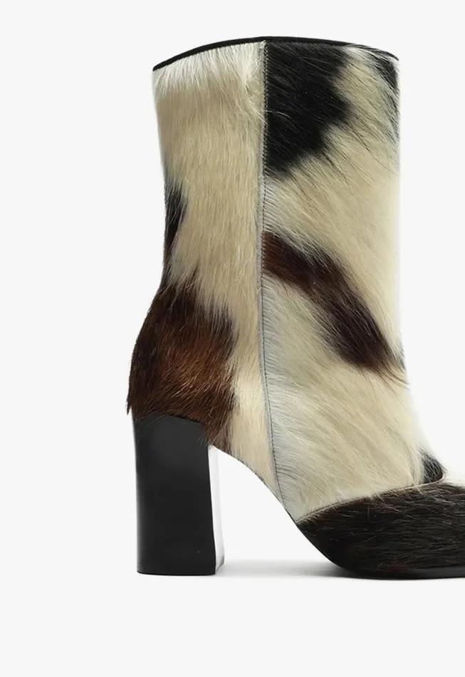 Schutz Shoes Booties Raffaela Leather Bootie Brown 8211 Women