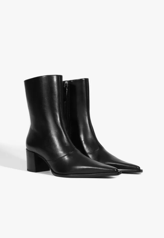 Schutz Shoes Booties Raffaela Mid Bootie Black 8211 Women