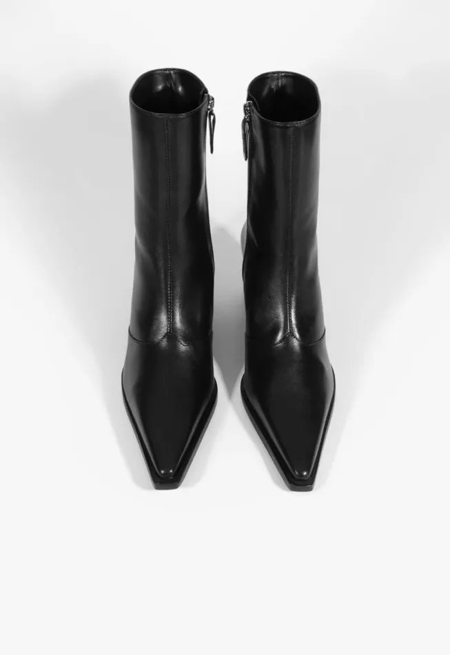 Schutz Shoes Booties Raffaela Mid Bootie Black 8211 Women