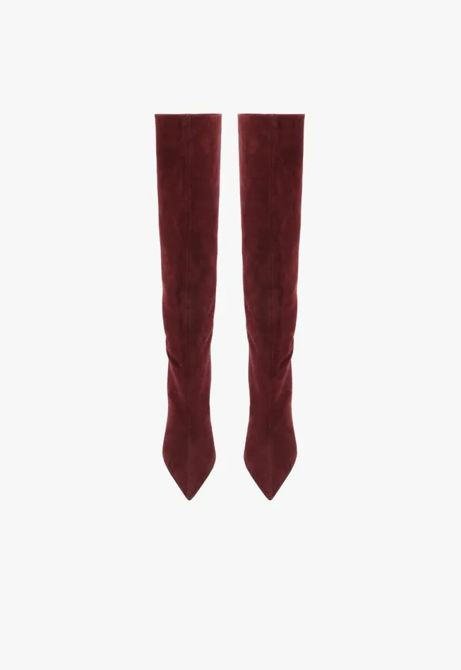 Schutz Shoes Boots Cate Curve Boot Cherry Wine 8211 Women
