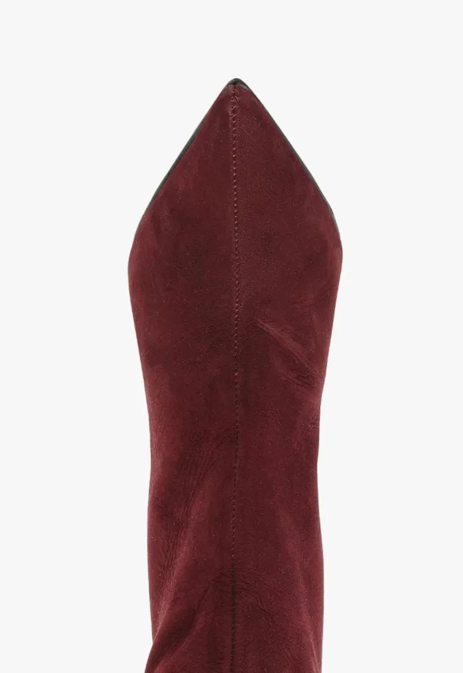 Schutz Shoes Boots Cate Curve Boot Cherry Wine 8211 Women