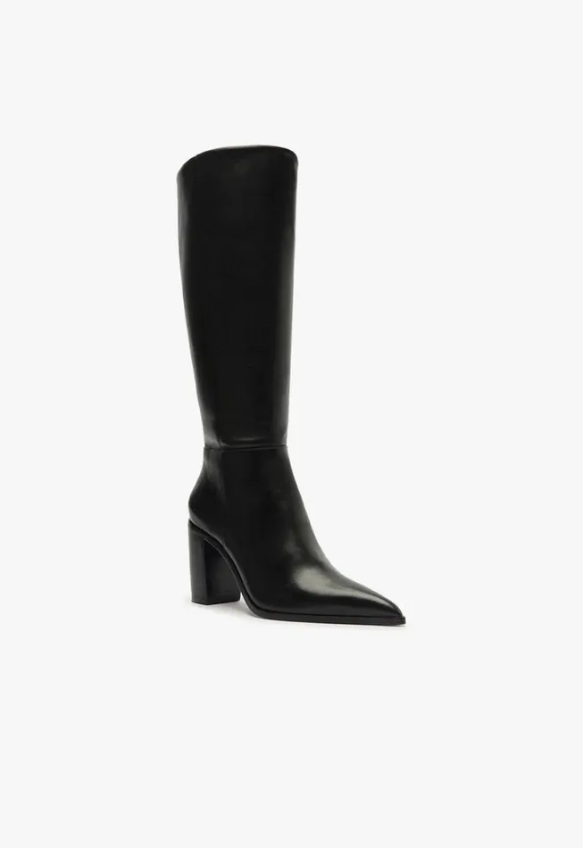 Schutz Shoes Boots Mikki Up Block Boot Black 8211 Women