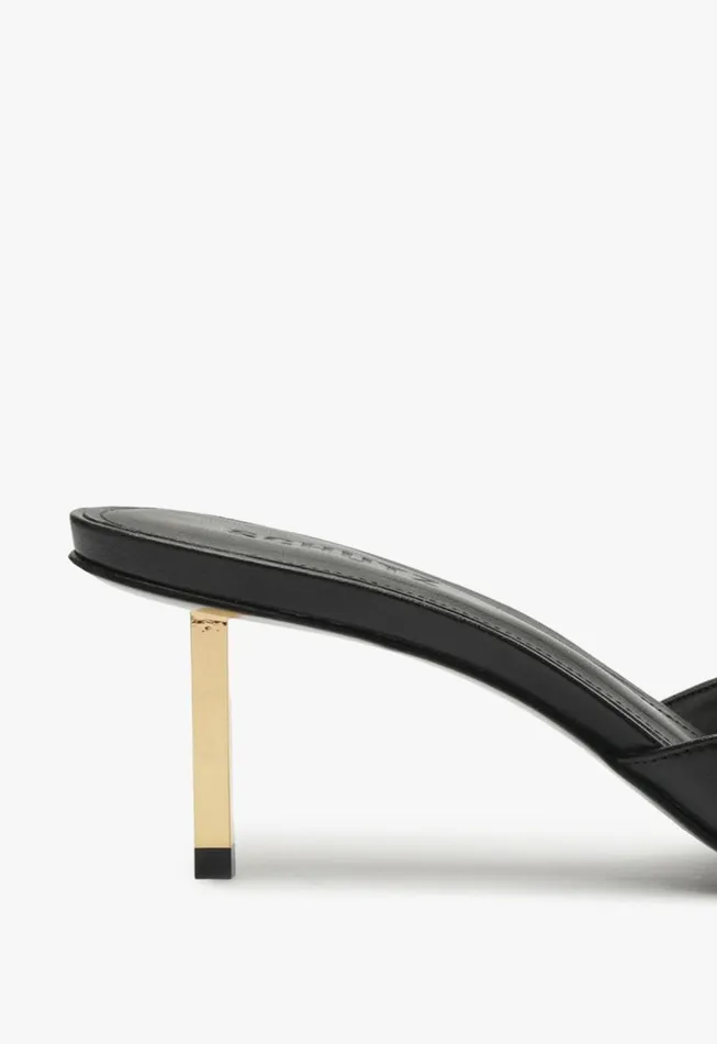 Schutz Shoes Mules Dethalia Pin Sandal Black 8211 Women