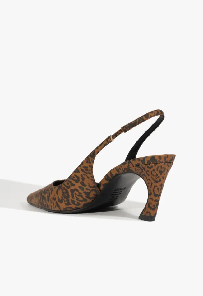 Schutz Shoes Pumps Lexi Sling Mid Pump Animal Print 8211 Women