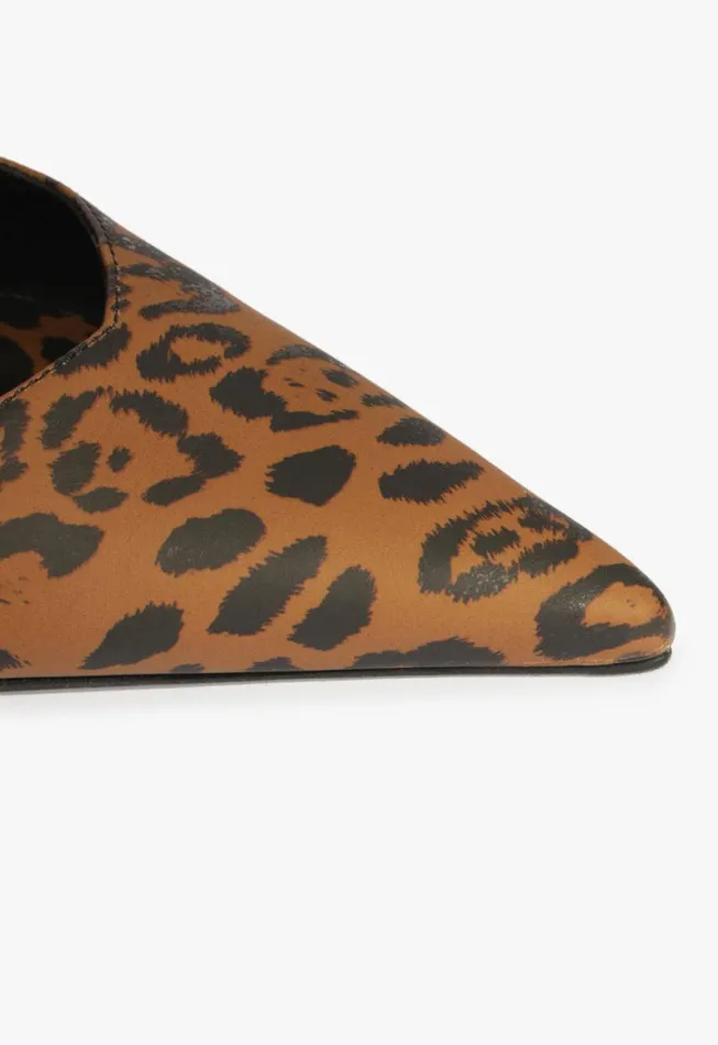 Schutz Shoes Pumps Lexi Sling Mid Pump Animal Print 8211 Women