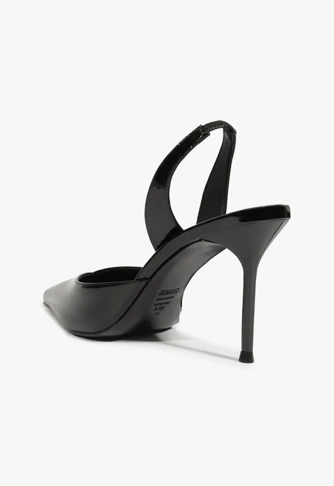 Schutz Shoes Pumps Lexi Sling Patent Leather Pump Black 8211 Women