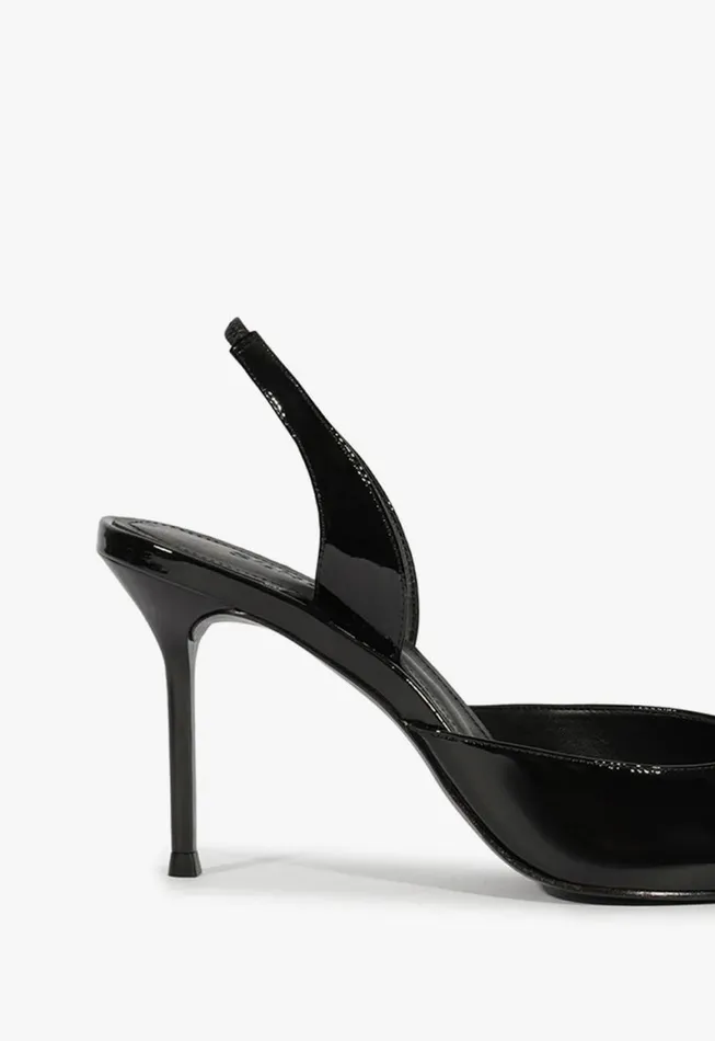Schutz Shoes Pumps Lexi Sling Patent Leather Pump Black 8211 Women