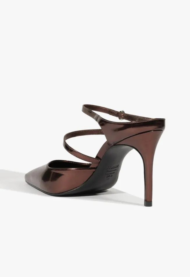 Schutz Shoes Pumps Tonya Mule Pump Dark Brown 8211 Women