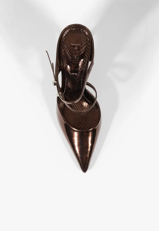 Schutz Shoes Pumps Tonya Mule Pump Dark Brown 8211 Women