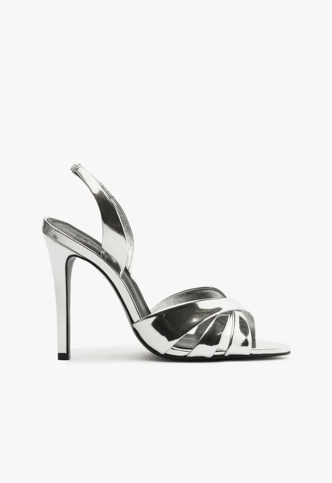 Schutz Shoes Slingbacks Keefa Sling Sandal Silver 8211 Women