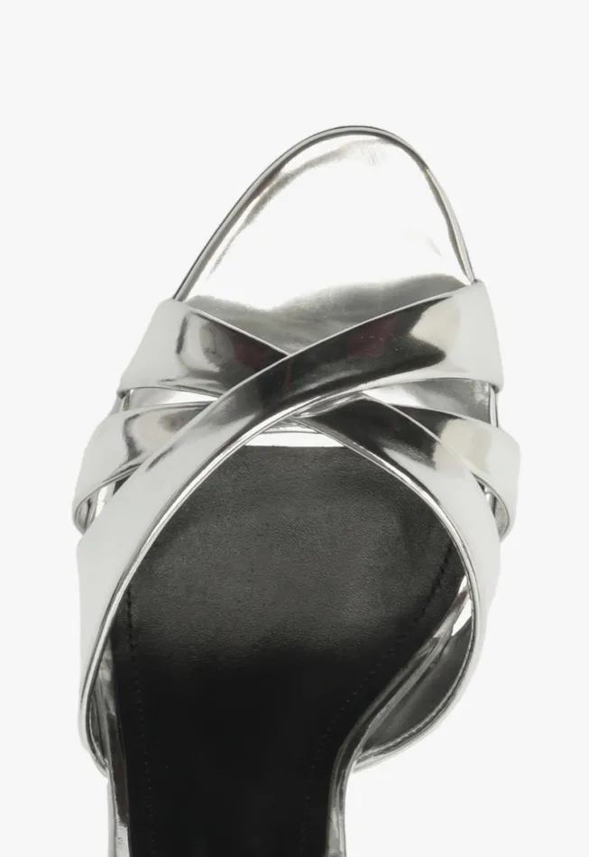 Schutz Shoes Slingbacks Keefa Sling Sandal Silver 8211 Women