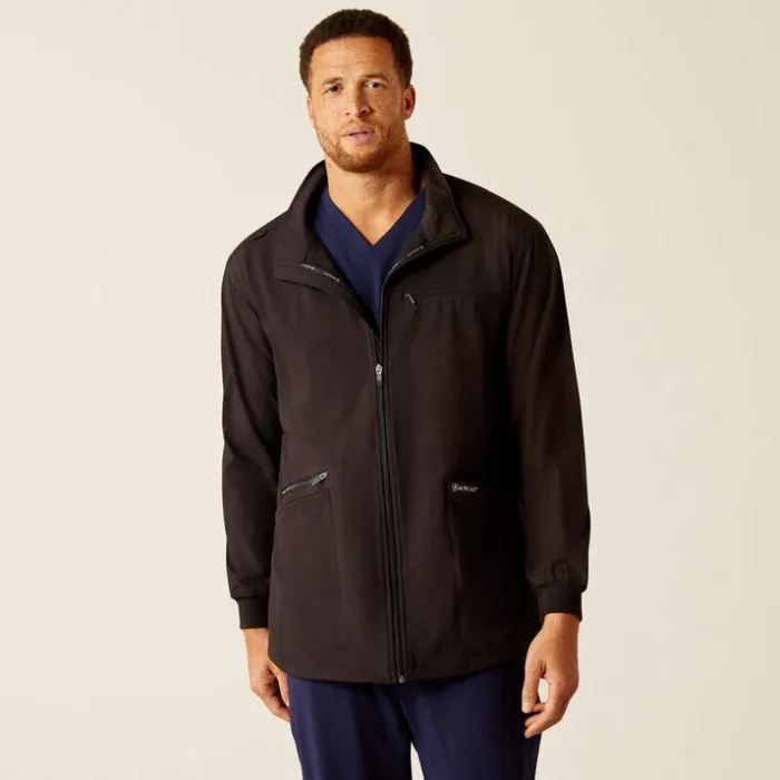 Scrubs 8211 New Men Ariat Conrad Utility Scrub Jacket Black