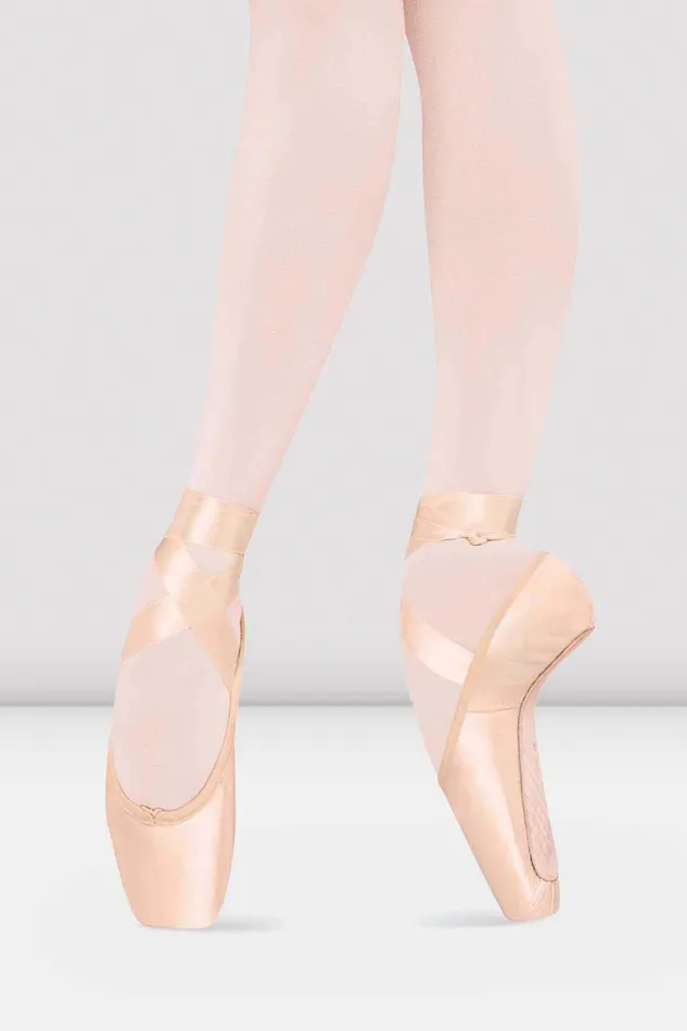 Serenade Strong Pointe Shoes Pink Satin Pointe Bloch Adult