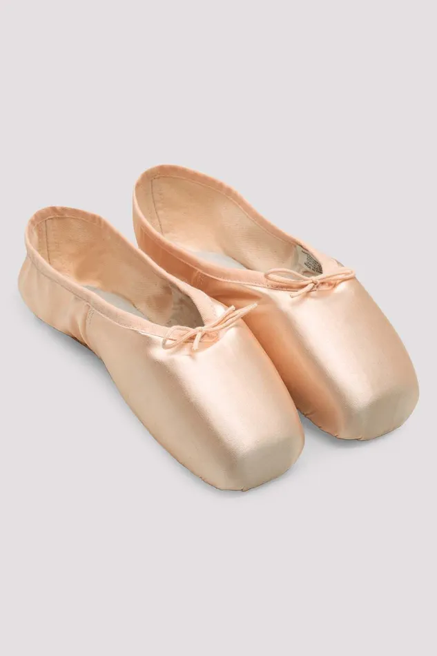 Serenade Strong Pointe Shoes Pink Satin Pointe Bloch Adult