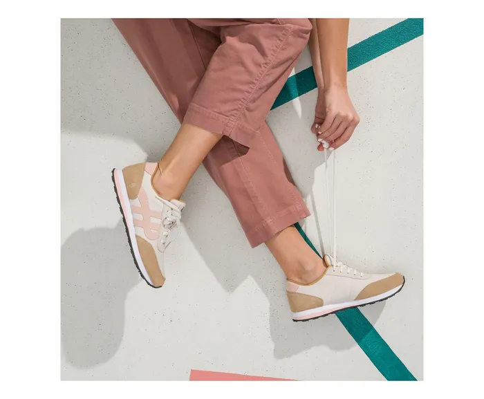 Seventy8 Light Stone Suede Sneakers Hush Puppies Women Seventy8 Light Stone Suede Sneakers Hush Puppies Women