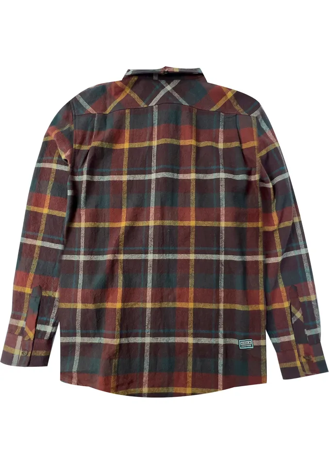 Shirts and Flannels Vissla Men Creators Eco Ls Flannel Fired Brick Shirts and Flannels Vissla Men Creators Eco Ls Flannel Fired Brick
