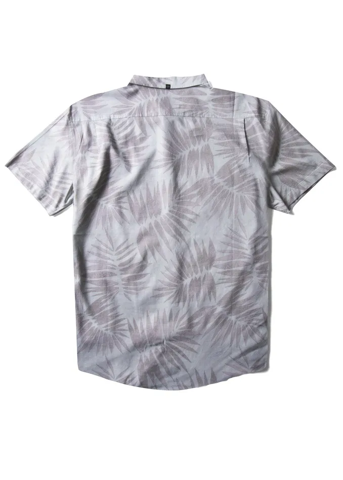Shirts and Flannels Vissla Men Palm Grande Ss Shirt Stone Blue Shirts and Flannels Vissla Men Palm Grande Ss Shirt Stone Blue
