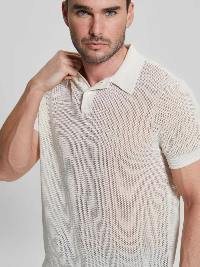 Shirts Men GUESS Eco Lenny OpenStitch Polo Muted Stone Shirts Men GUESS Eco Lenny OpenStitch Polo Muted Stone